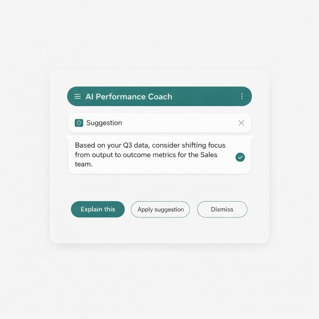 Upriven AI coaching detail